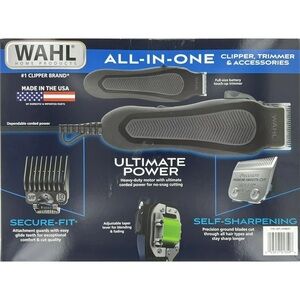 Wahl Haircutting & Touch Up Kit - Grooming, Clipper, Trimmer, Accessories